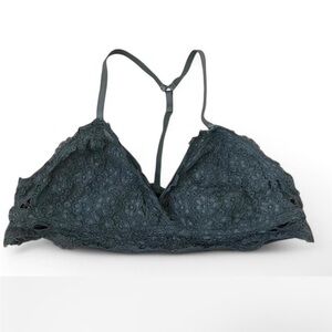 Lace Bralette in Dark Green